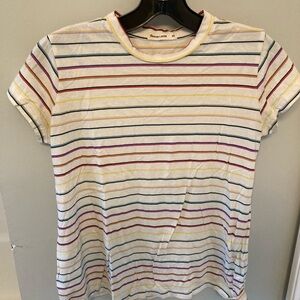 Marine Layer Multicolor Striped Short Sleeve Tee